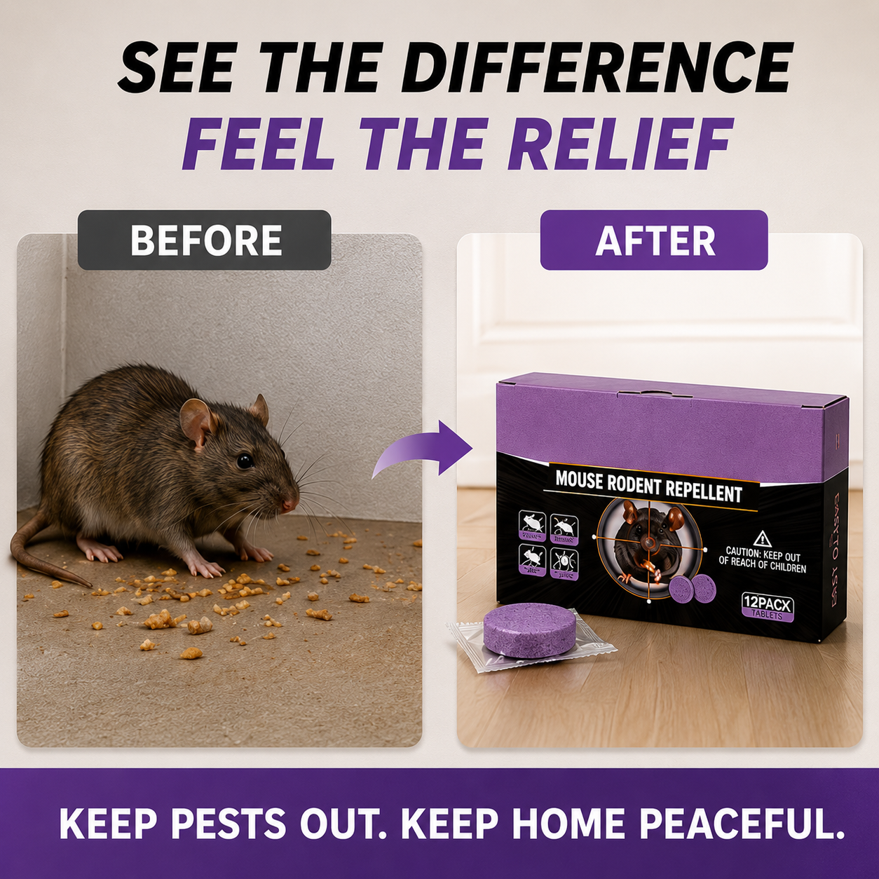 Get Rid of Rats & Mice — Without Poison, Traps, or Chemicals