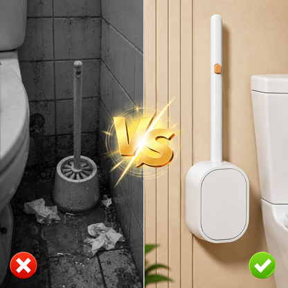 Disposable toilet cleaning system with hygienic replaceable heads