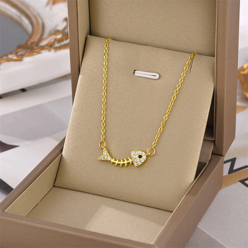 Fishbone Necklace