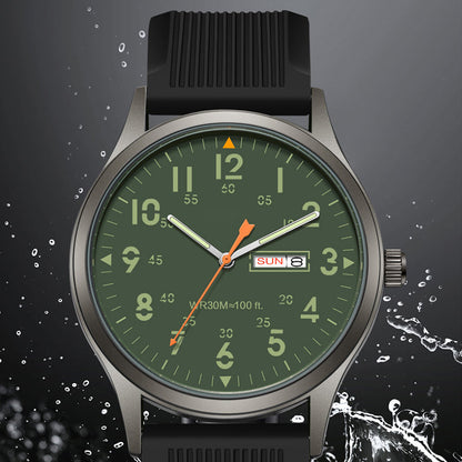 🎁2026 New Arrivals 50% OFF💥Men's Quartz Watch with Luminous Display – Dual Glow, 30M Water Resistant, Date Window 🕶️